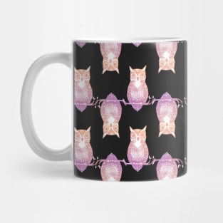 Sunrise Owl Pattern Mug